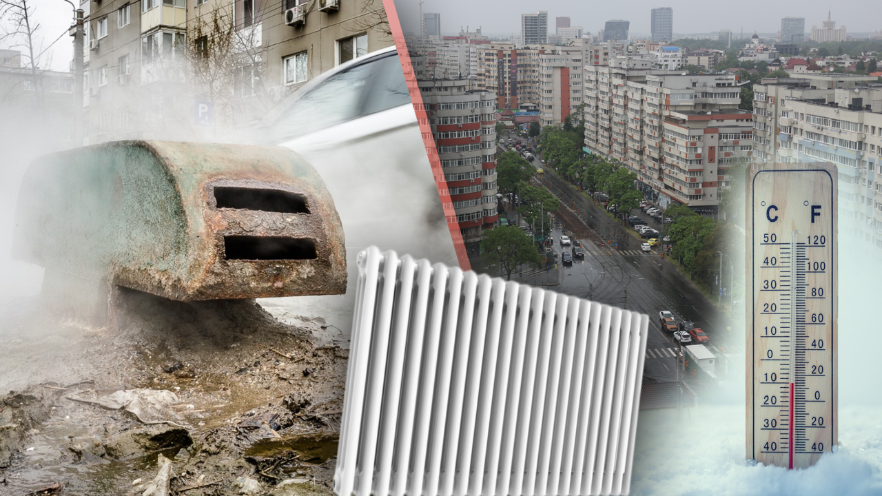 Următoarele trei nopți sunt decisive pentru furnizarea căldurii în București. Temperaturile medii „legale” vor fi la limită. Peste 1.000 de blocuri, fără apă caldă