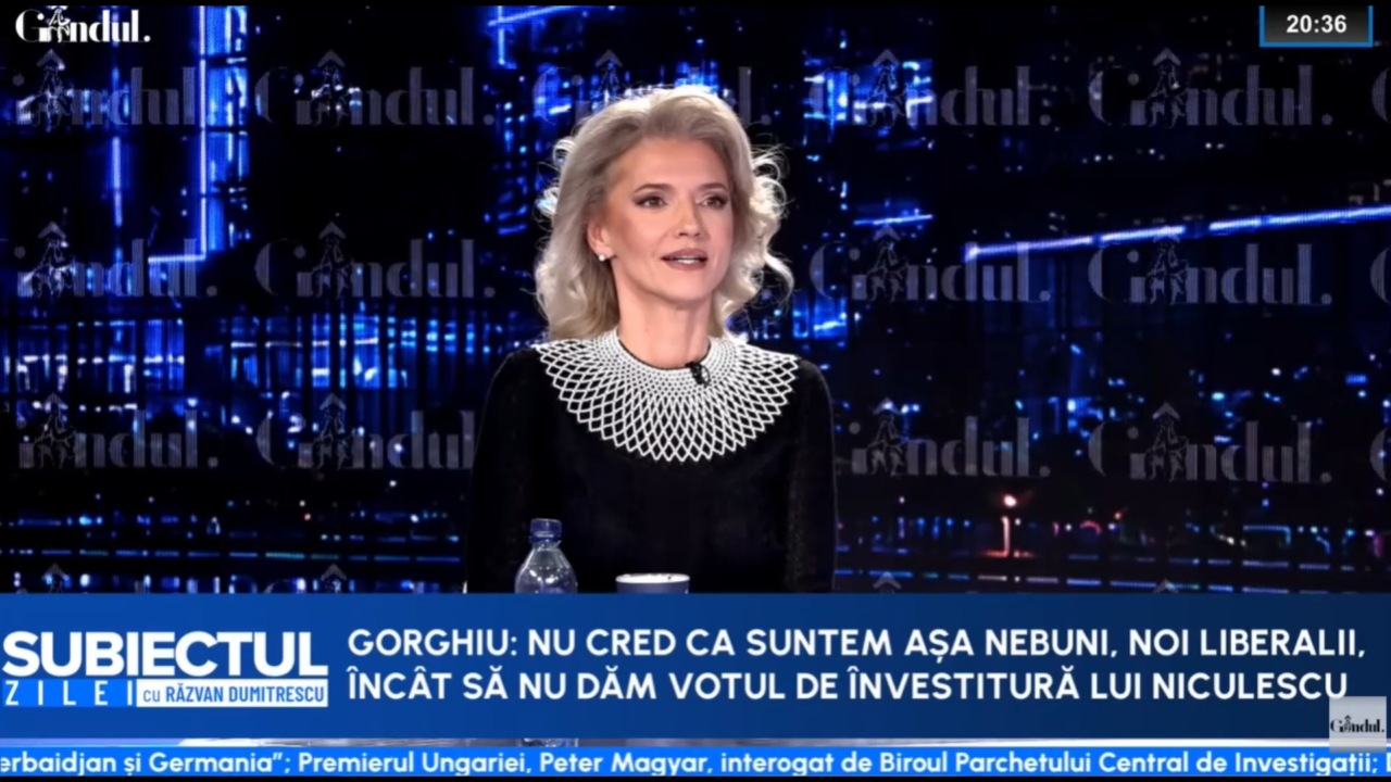 Alina Gorghiu cere ca PNL sa ramana la guvernare cu ministri si propuneri de program