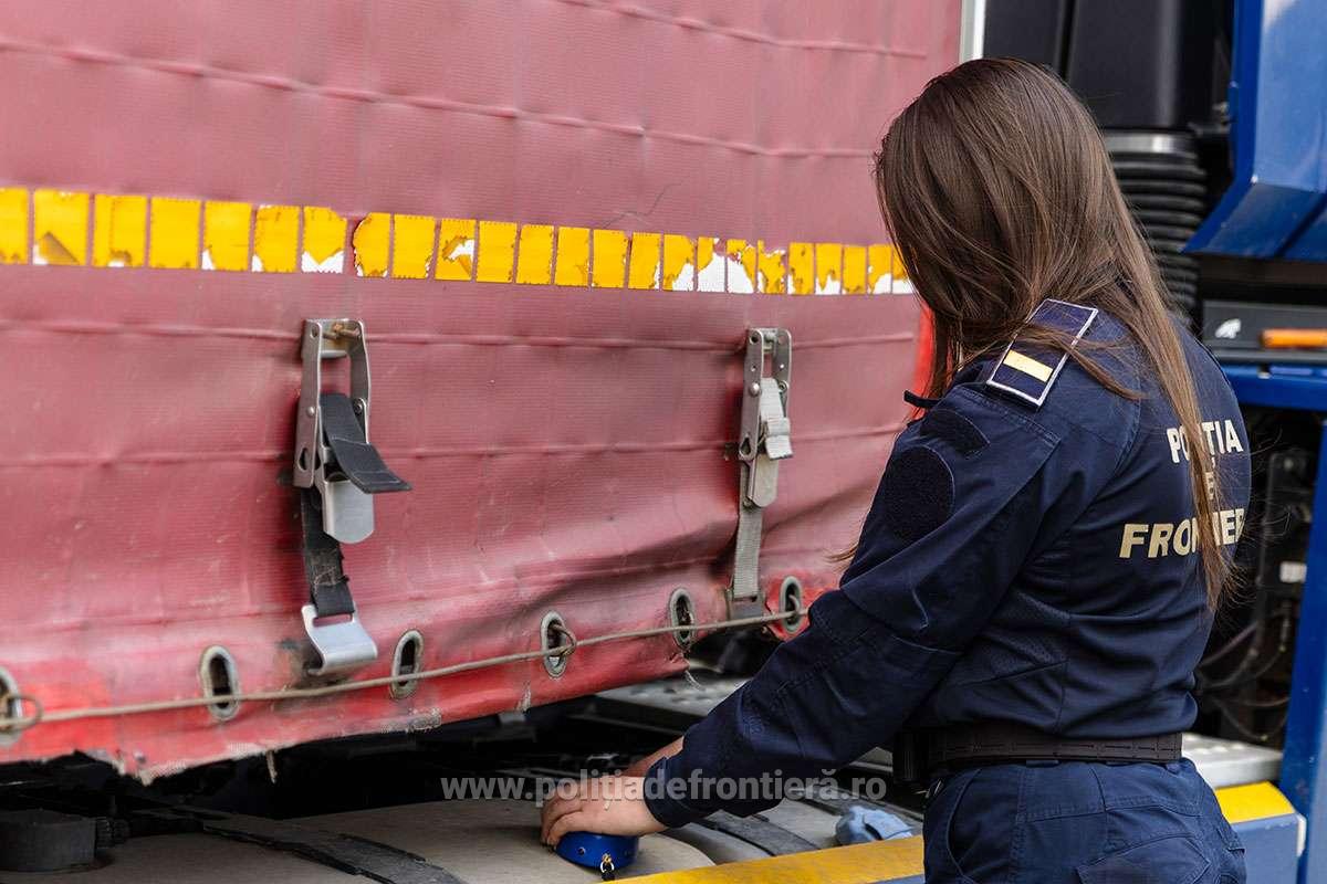 Un șofer de TIR, prins când încerca să ofere mită unei polițiste de frontieră de la Jimbolia. Câți bani a vrut să-i dea și cum și-a motivat gestul